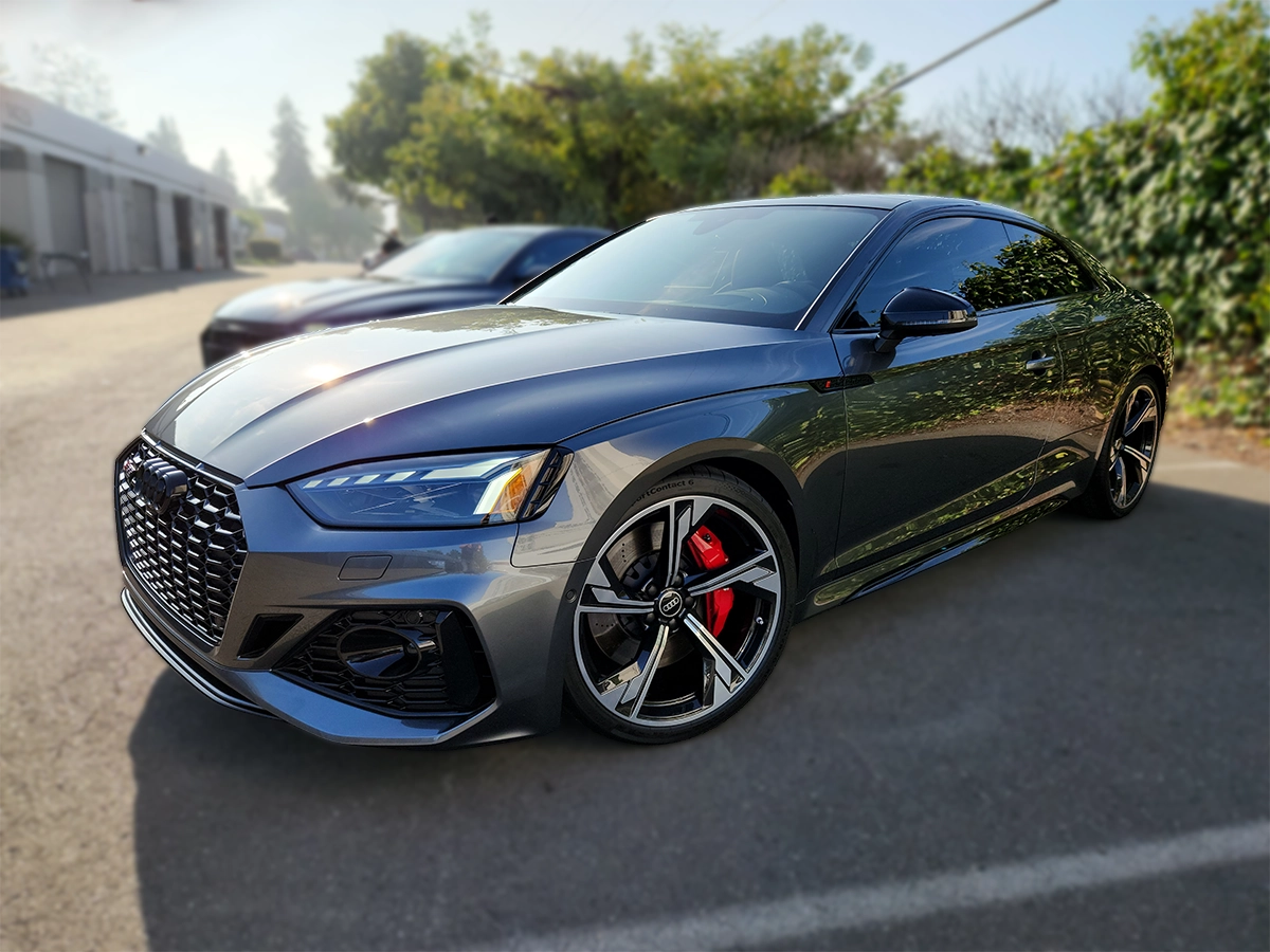 Car with legal ceramic window tint installed at Golden State in San Jose